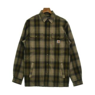 カーハート(carhartt)のCarhartt カーハート ブルゾン（その他） S カーキ系(チェック) 【古着】【中古】(その他)