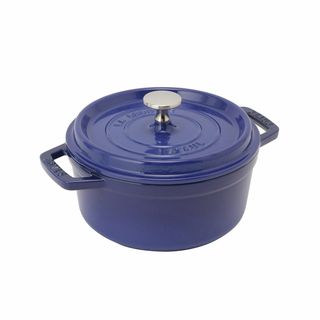 staub ストウブ ピコ・ココット ラウンド 18cm ロイヤルブルー 両手 の