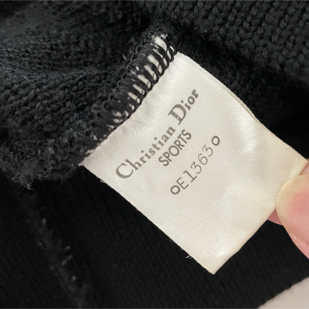 Christian Dior(クリスチャンディオール)のChristian Dior SPORTS ヴィンテージ ニット 黒 S レディースのトップス(ニット/セーター)の商品写真