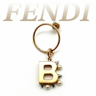 フェンディ(FENDI)のフェンディ　ピアス　パール　スタッズ　ゴールド60227(ピアス)