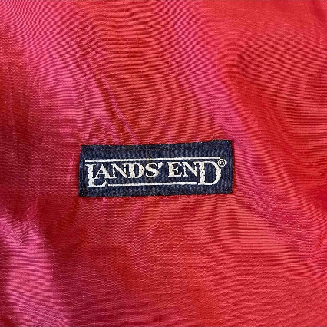 LANDS’END(ランズエンド)のLANDS’END ランズエンド ジャンバー 赤 古着 レディース M USA製 レディースのジャケット/アウター(その他)の商品写真