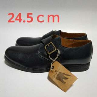 カグレ(かぐれ)の【新品】レディース　革靴　ブラック6(24.5ｃｍ)(ローファー/革靴)