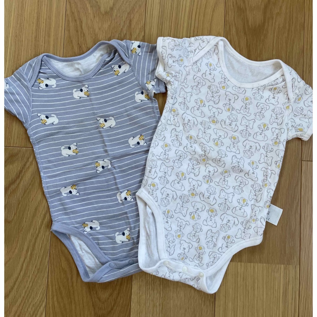 UNIQLO(ユニクロ)のUNIQLO ロンパース キッズ/ベビー/マタニティのキッズ服男の子用(90cm~)(下着)の商品写真