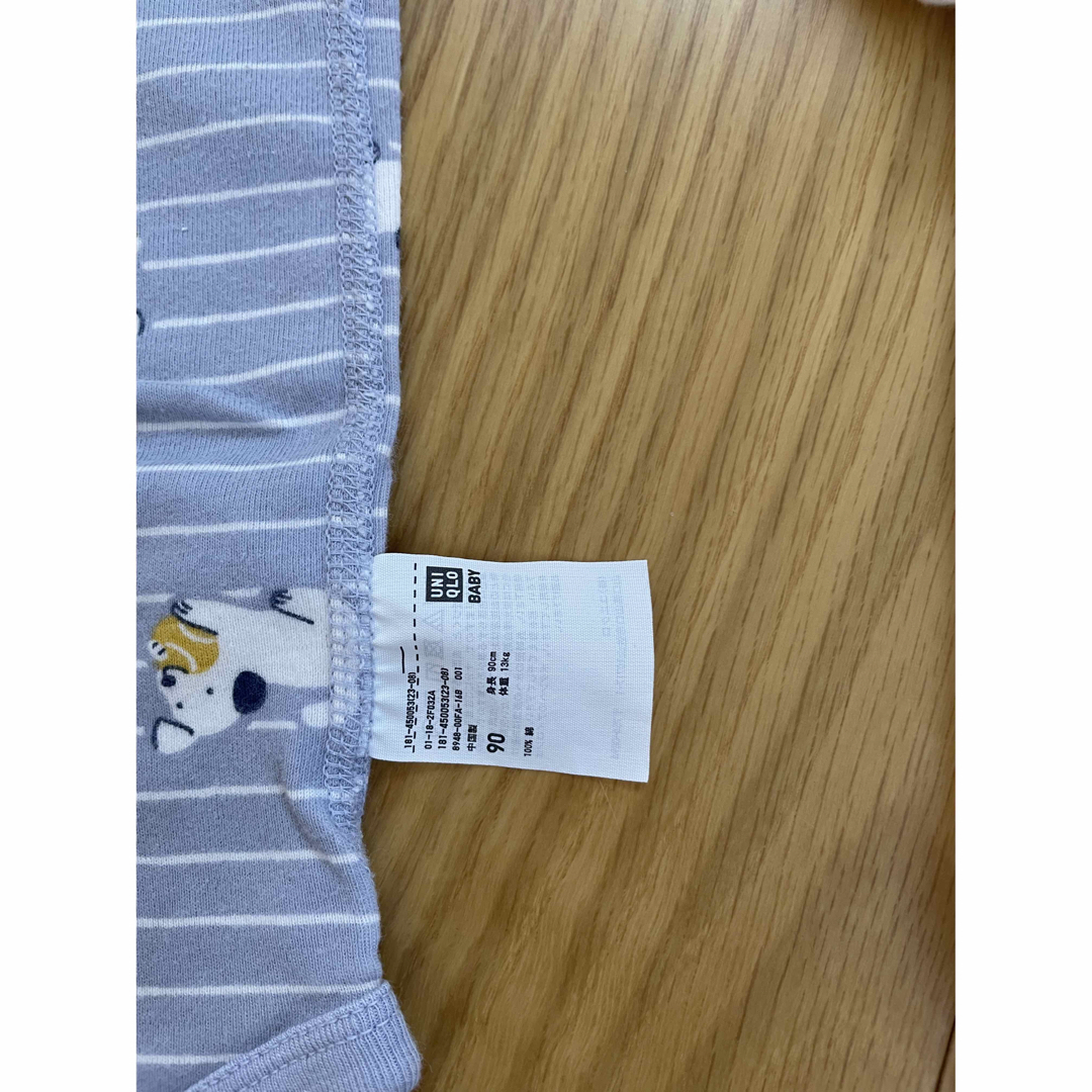 UNIQLO(ユニクロ)のUNIQLO ロンパース キッズ/ベビー/マタニティのキッズ服男の子用(90cm~)(下着)の商品写真