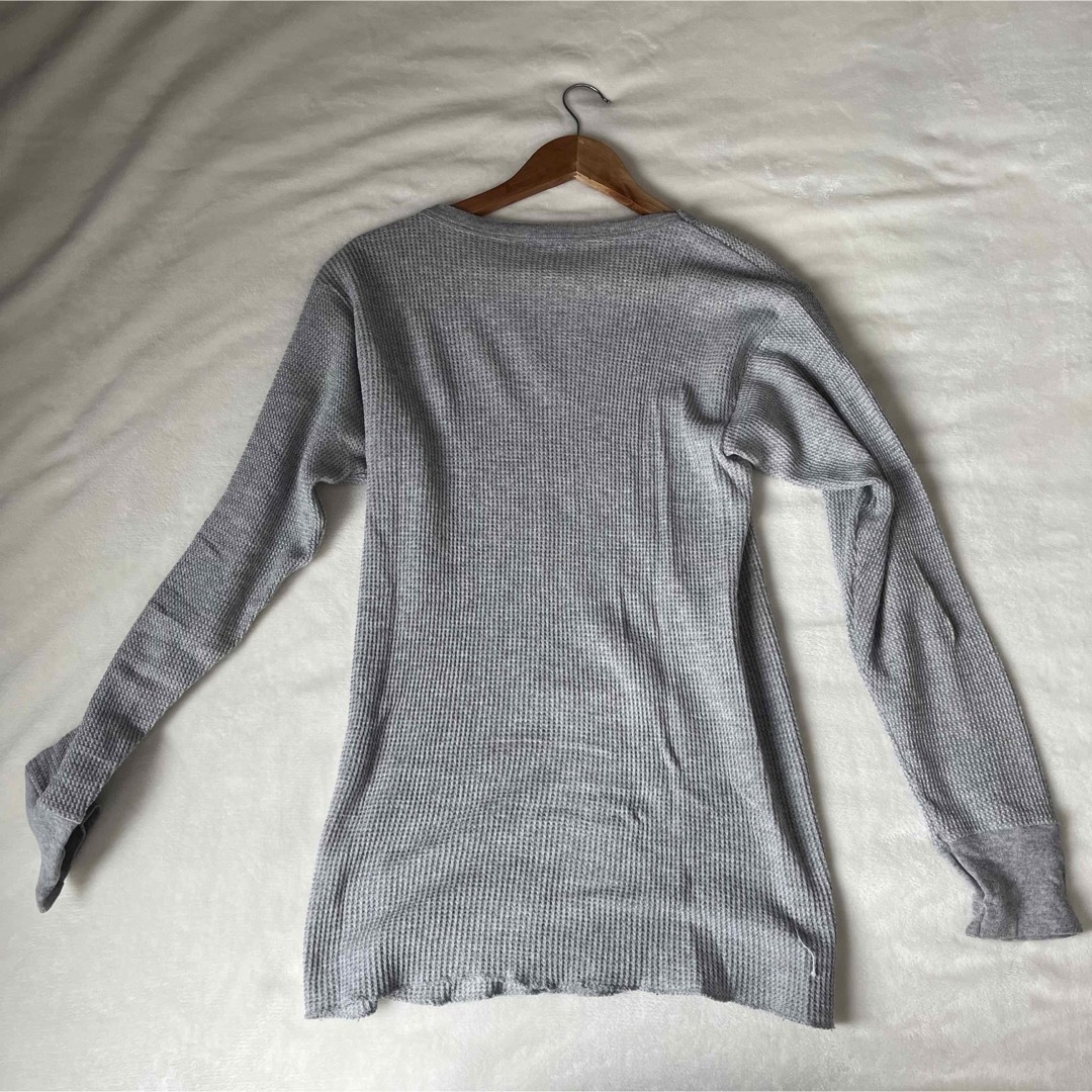 INDERA(インデラ)のINDERA  インデラ  サーマル  長袖 カットソー グレー Mサイズ メンズのトップス(Tシャツ/カットソー(七分/長袖))の商品写真