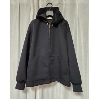 STUDIOUS - 【美品】クルニ　23AW　フロント　ZIP　ブルゾン　フーディー　黒　2