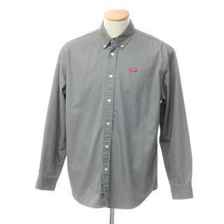 シュプリーム(Supreme)の【中古】シュプリーム Supreme 2022年秋冬 Small Box Shirt コットン スモールボックス カジュアルシャツ グレー【サイズS】【メンズ】(シャツ)