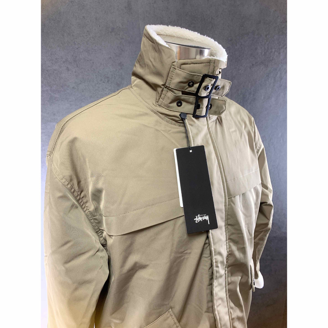 STUSSY(ステューシー)の【希少】 STUSSY boa jacket khaki メンズのジャケット/アウター(ミリタリージャケット)の商品写真