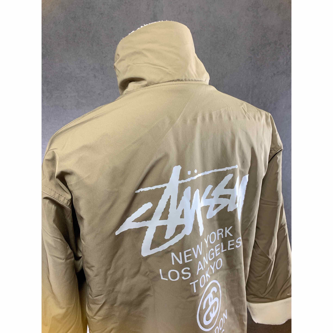 STUSSY(ステューシー)の【希少】 STUSSY boa jacket khaki メンズのジャケット/アウター(ミリタリージャケット)の商品写真