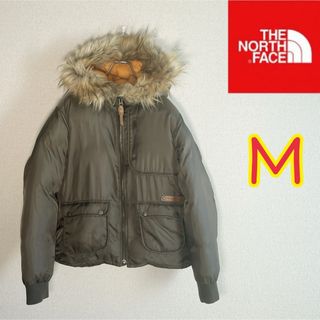 ザノースフェイス(THE NORTH FACE)のノースフェイス　ダウンジャケット　光沢ダークブラウン　メンズＭ(ダウンジャケット)