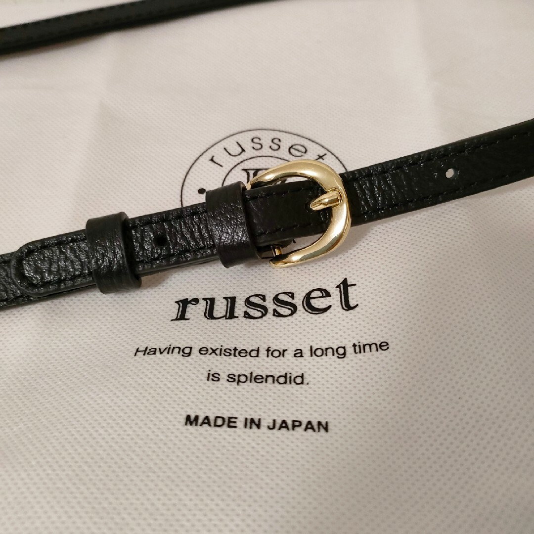 Russet(ラシット)の未使用☆russet　ワンマイルショルダーバッグ　チェック柄マルチ柄　青系 レディースのバッグ(ショルダーバッグ)の商品写真