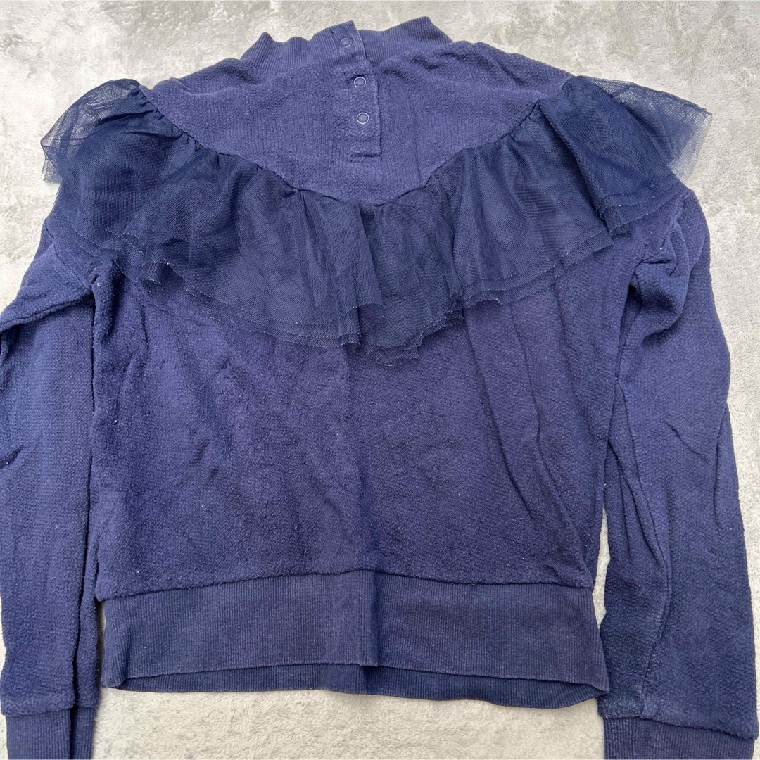 apres les cours(アプレレクール)の薄手スウェット　130 キッズ/ベビー/マタニティのキッズ服女の子用(90cm~)(Tシャツ/カットソー)の商品写真