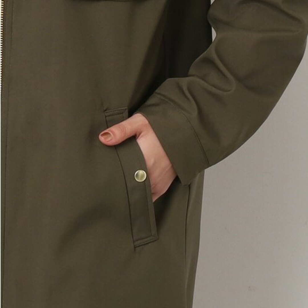 DRESKIP(ドレスキップ)の未使用☆ドレスキップ　撥水ロングコート　カーキ系 レディースのジャケット/アウター(ロングコート)の商品写真