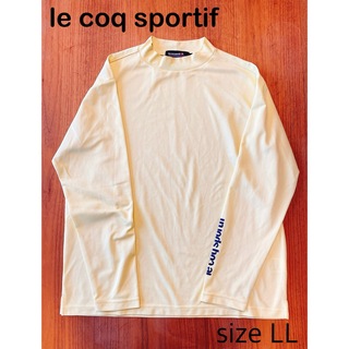 ルコックスポルティフ(le coq sportif)のルコックスポルティフ ゴルフウェア メンズ ポロシャツ イエロー サイズLL(ウエア)
