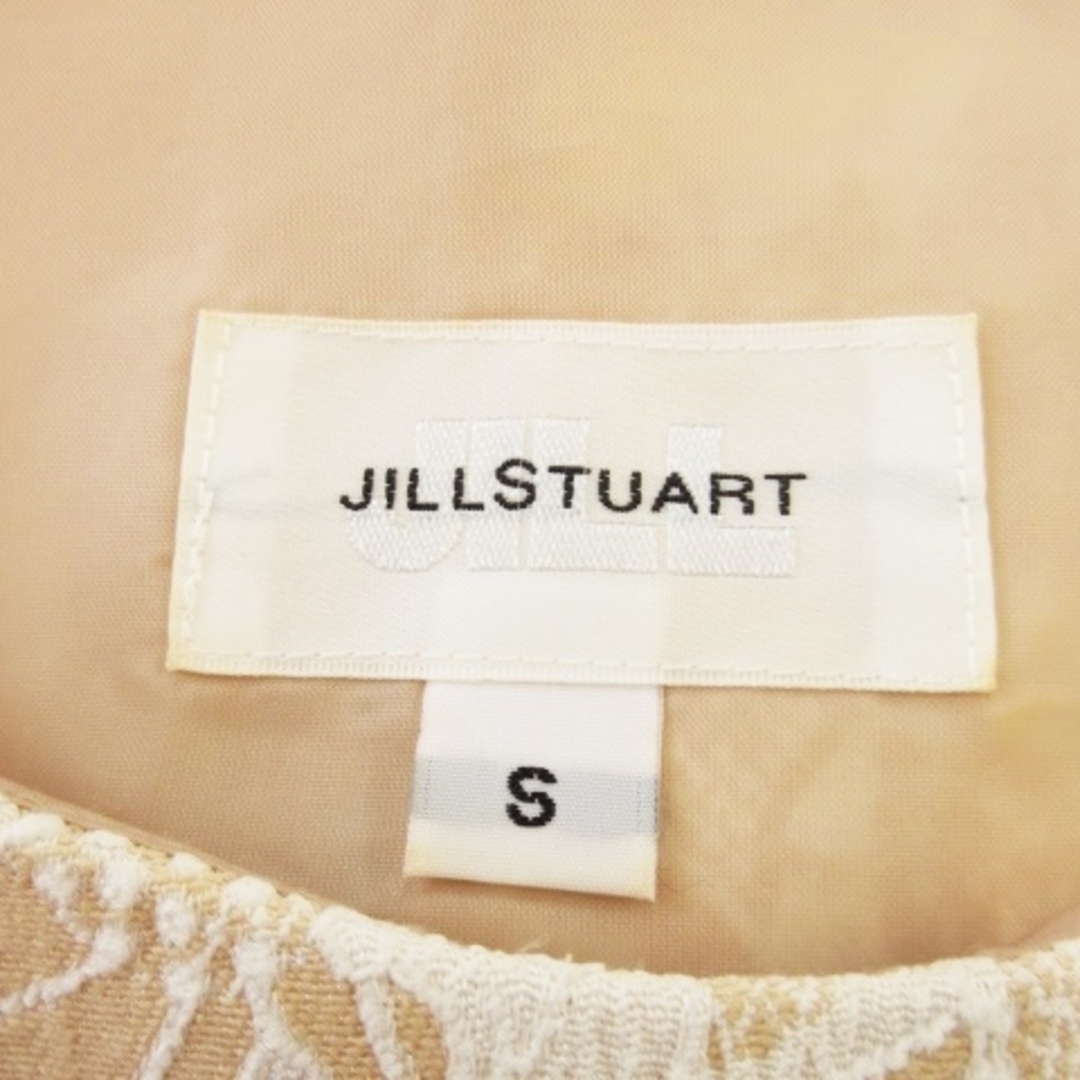 JILL by JILLSTUART(ジルバイジルスチュアート)のジルバイジルスチュアート ワンピース ミニ ベルト ジャカード S ピンク レディースのワンピース(ミニワンピース)の商品写真