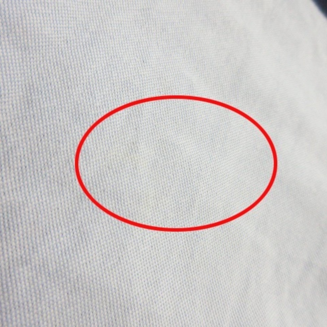 THE SHOP TK(ザショップティーケー)のザショップティーケー シャツ レギュラー 七分袖 切替 配色 ストライプ S 紺 メンズのトップス(シャツ)の商品写真