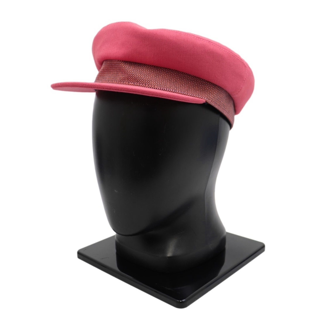 Hermes(エルメス)の美品 エルメス Cavale Pop カベール ポップ ハンチング ピンク 57 キャスケット ヘンプ HERMES レディースの帽子(ハンチング/ベレー帽)の商品写真