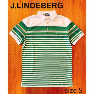 J.LINDEBERG - ジェイ リンドバーグ ゴルフウェア メンズ ポロシャツ 半袖 サイズS 春夏