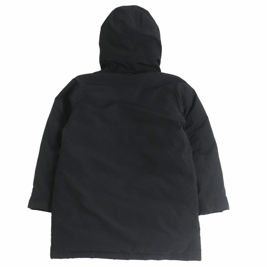 DANTON(ダントン)の良品□DANTON/ダントン ロゴ入り ラクーンファー フーデッド WZIP ダウンコート/ジャケット ブラック 36 正規品 メンズ 寒い時期に！　t16-st30317-411 メンズのジャケット/アウター(ダウンジャケット)の商品写真