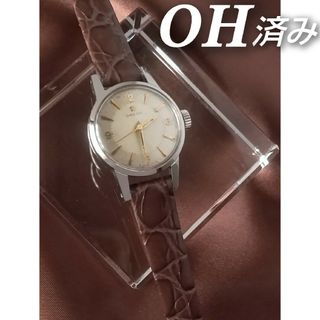 オメガ(OMEGA)の⭐OH済　オメガ　激レア　アンティーク　アラビア　腕時計レディース　純正尾錠あり(腕時計)