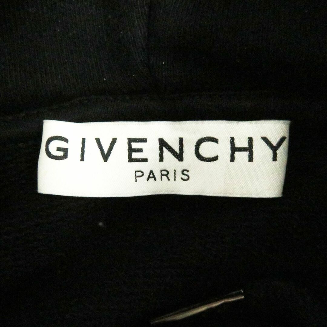 GIVENCHY(ジバンシィ)の美品□20AW GIVENCHY/ジバンシィ BMJ08130AF チェーンプリント プルオーバー スウェットパーカー/フーディー ブラック S 正規品 メンズ メンズのトップス(パーカー)の商品写真