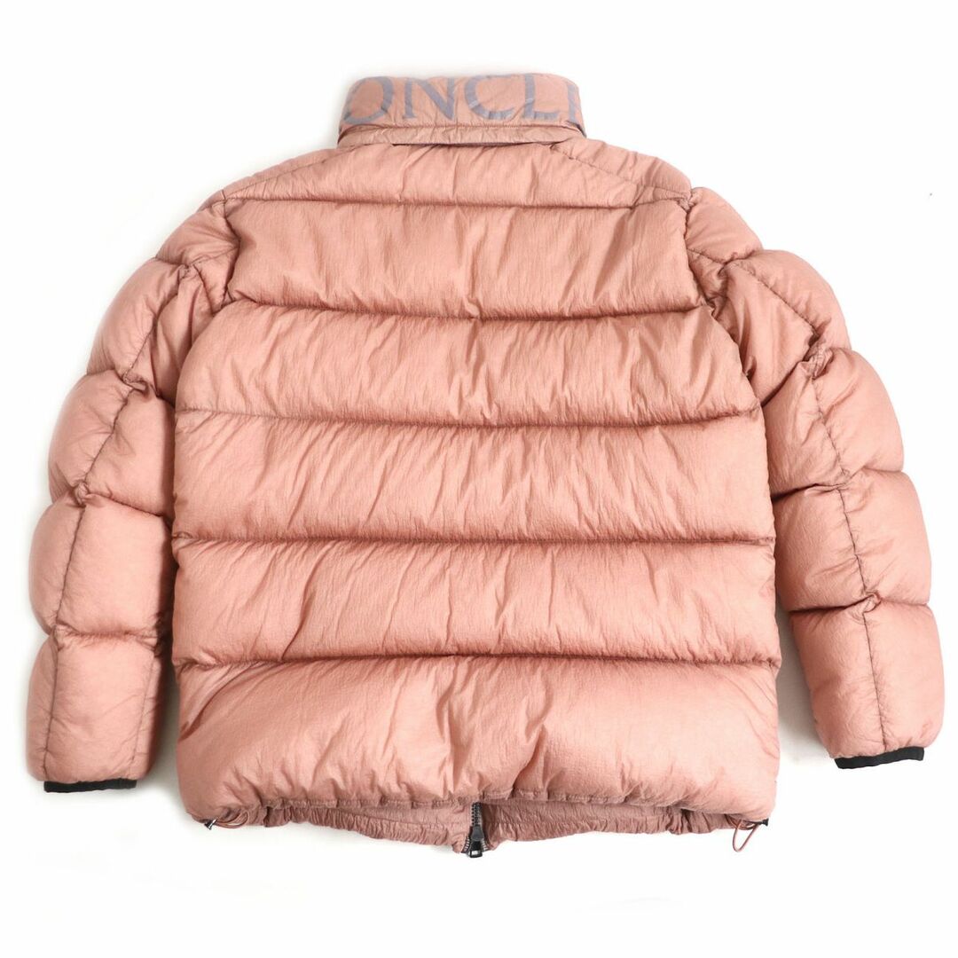 MONCLER(モンクレール)の極美品□20-21AW MONCLER/モンクレール CEVENNE 襟元ロゴ入り/ロゴワッペン WZIP フード入り ダウンジャケット ピンク 4 国内正規 メンズ メンズのジャケット/アウター(ダウンジャケット)の商品写真