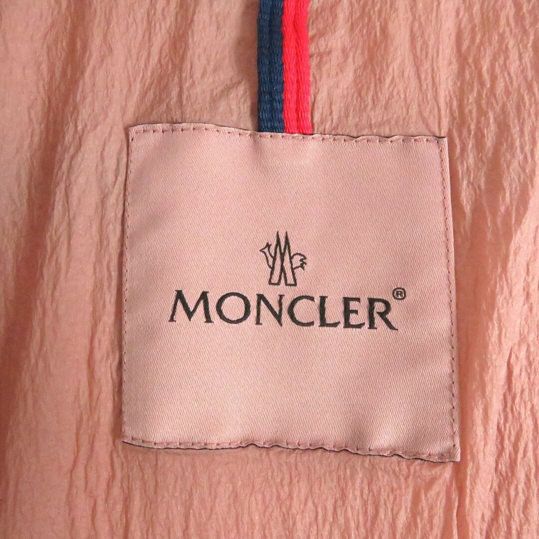 MONCLER(モンクレール)の極美品□20-21AW MONCLER/モンクレール CEVENNE 襟元ロゴ入り/ロゴワッペン WZIP フード入り ダウンジャケット ピンク 4 国内正規 メンズ メンズのジャケット/アウター(ダウンジャケット)の商品写真