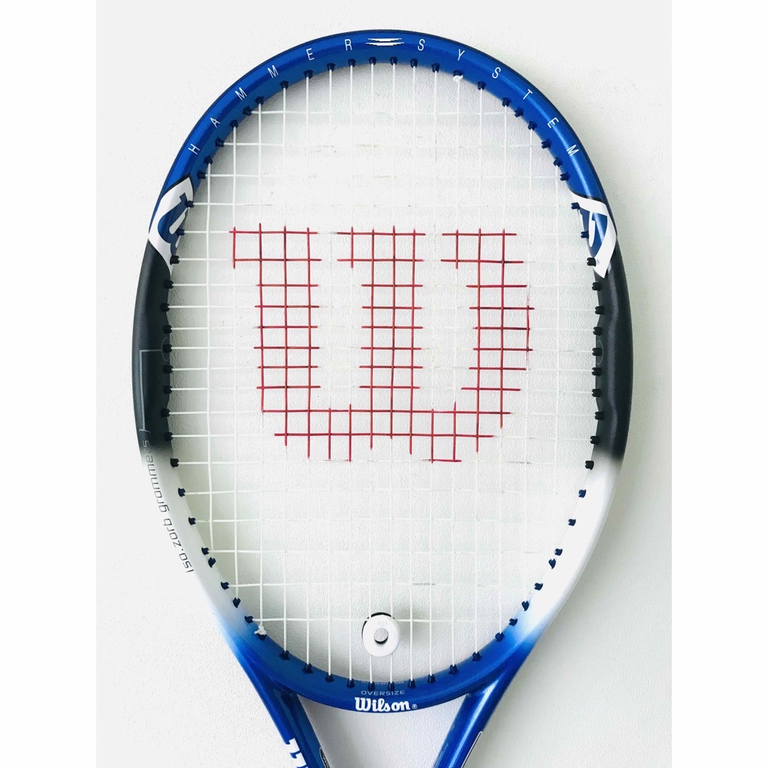 wilson(ウィルソン)の【美品】ウィルソン『ハンマー5.8 110』テニスラケット／G1／ブルー／希少 スポーツ/アウトドアのテニス(ラケット)の商品写真