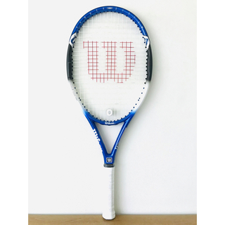ウィルソン(wilson)の【美品】ウィルソン『ハンマー5.8 110』テニスラケット／G1／ブルー／希少(ラケット)