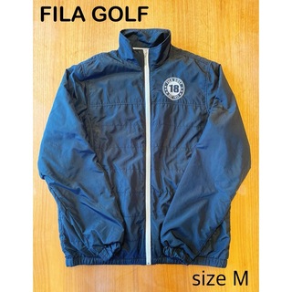 フィラ(FILA)のフィラゴルフ ゴルフウェア メンズ 中綿ジャンパー サイズM 黒 防寒(ウエア)