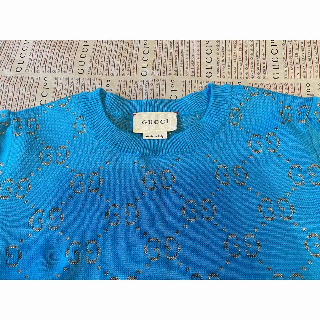 Gucci(グッチ)の【美品】グッチチルドレン　セーター　10 キッズ/ベビー/マタニティのキッズ服女の子用(90cm~)(ニット)の商品写真