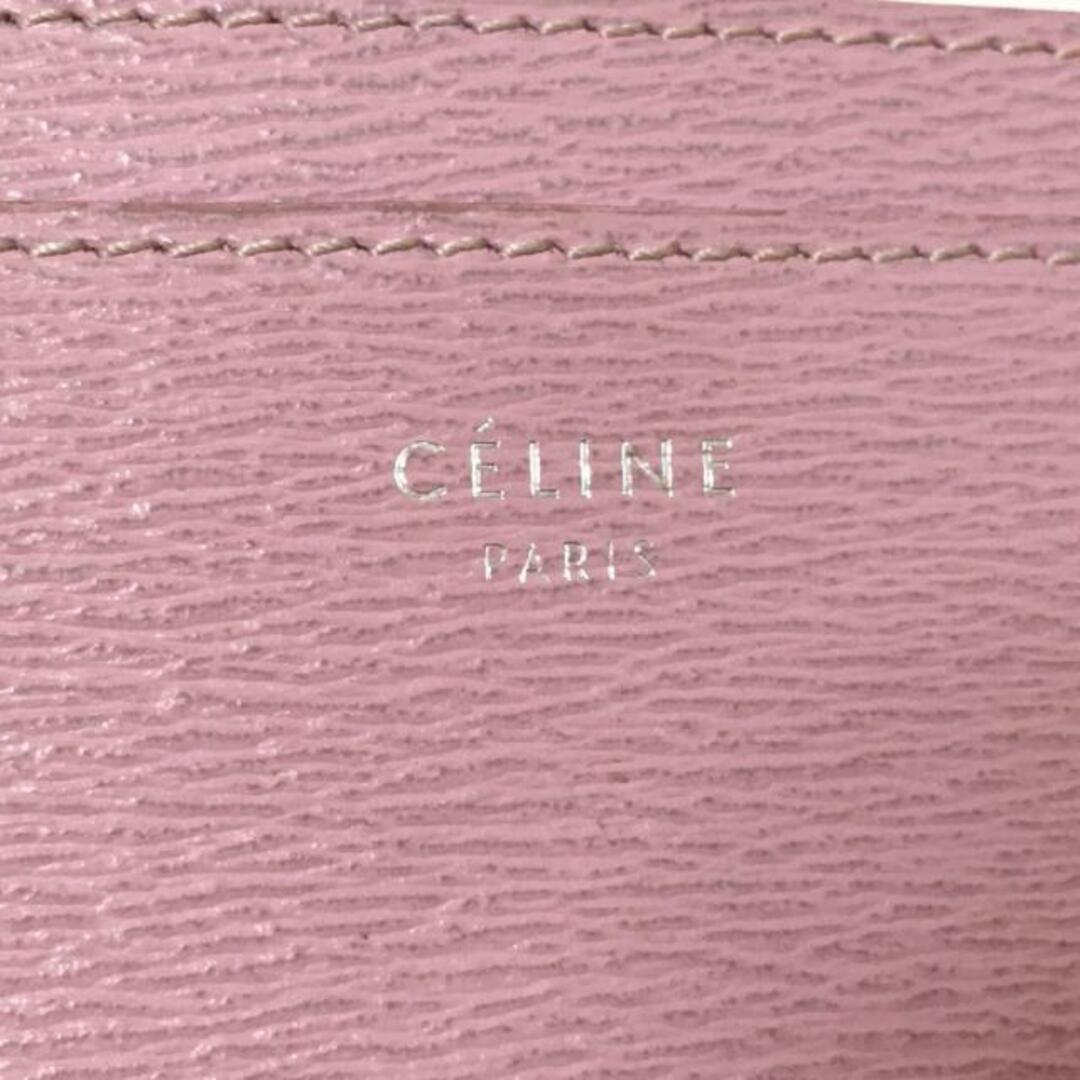 celine(セリーヌ)のCELINE(セリーヌ) カードケース - ライトピンク レザー レディースのファッション小物(名刺入れ/定期入れ)の商品写真