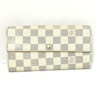 ルイヴィトン(LOUIS VUITTON)のLOUIS VUITTON(ルイヴィトン) 長財布 ダミエ ポルトフォイユサラNM2 N61735 アズール ダミエキャンバス(財布)