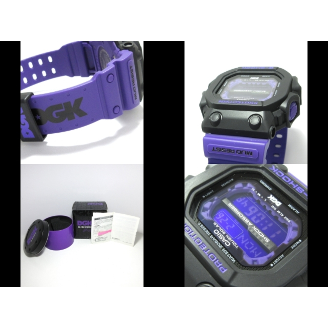 CASIO(カシオ)のCASIO(カシオ) 腕時計美品  G-SHOCK GX-56DGK-1JR メンズ タフソーラー/DGK 黒×パープル メンズの時計(その他)の商品写真
