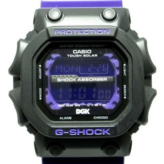 カシオ(CASIO)のCASIO(カシオ) 腕時計美品  G-SHOCK GX-56DGK-1JR メンズ タフソーラー/DGK 黒×パープル(その他)