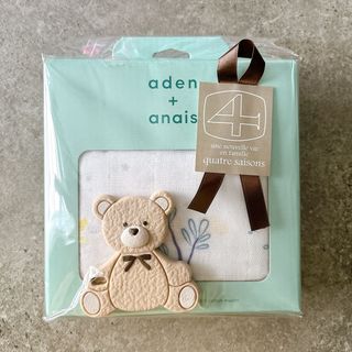 エイデンアンドアネイ(aden+anais)のエイデンアンドアネイ　歯固めセット(おくるみ/ブランケット)