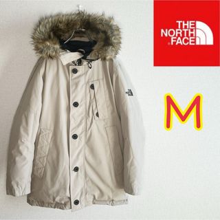 ザノースフェイス(THE NORTH FACE)のノースフェイス　ダウンジャケット　ダウンコート　ベージュ　メンズＭ(ダウンジャケット)