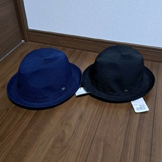 ニューエラー(NEW ERA)のニューエラ　ストローメッシュハット　新品未使用　2固セット売り(ハット)