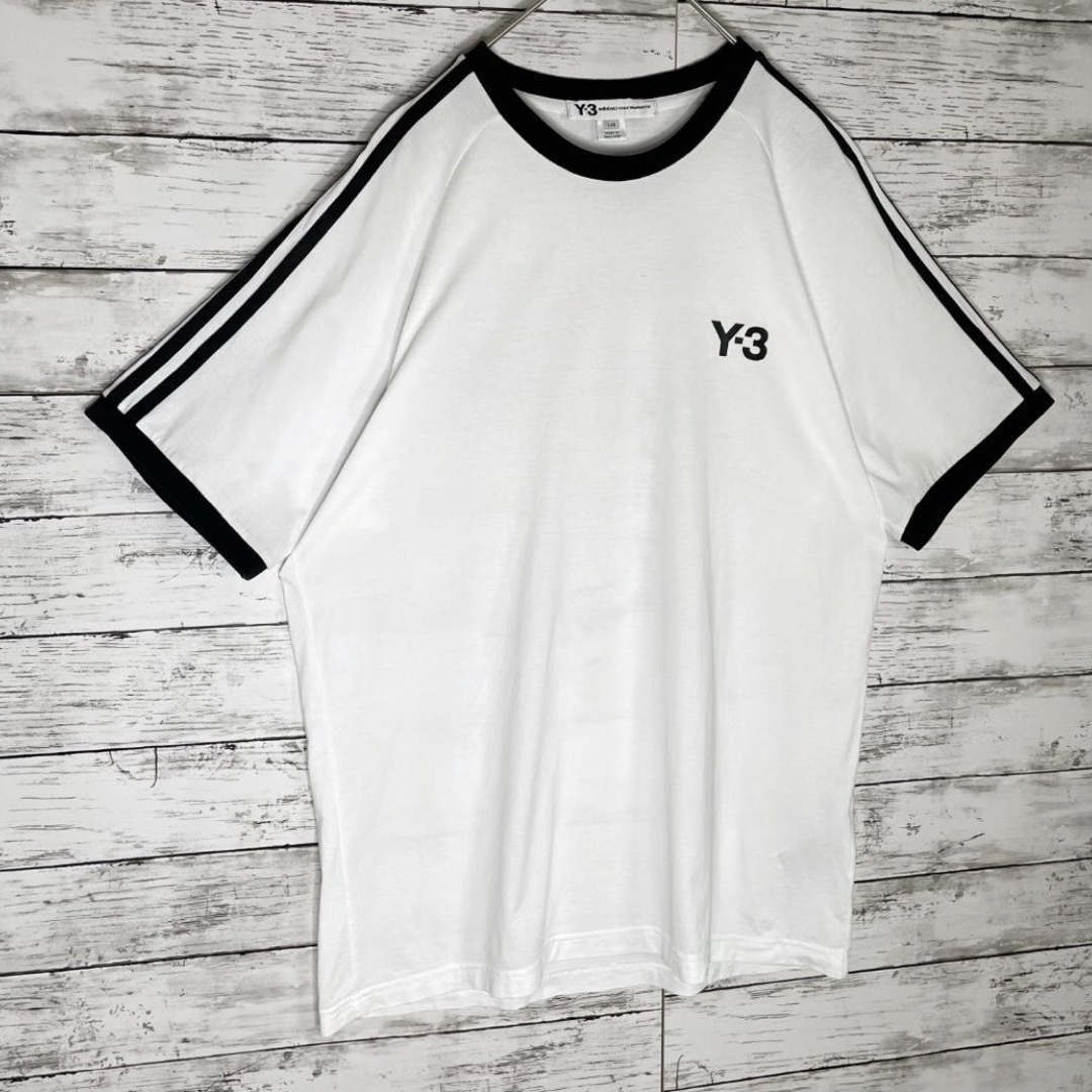 Y-3(ワイスリー)の【超希少モデル】Y-3 ワイスリー ヨウジヤマモト 人気 スリーライン Tシャツ メンズのトップス(Tシャツ/カットソー(半袖/袖なし))の商品写真