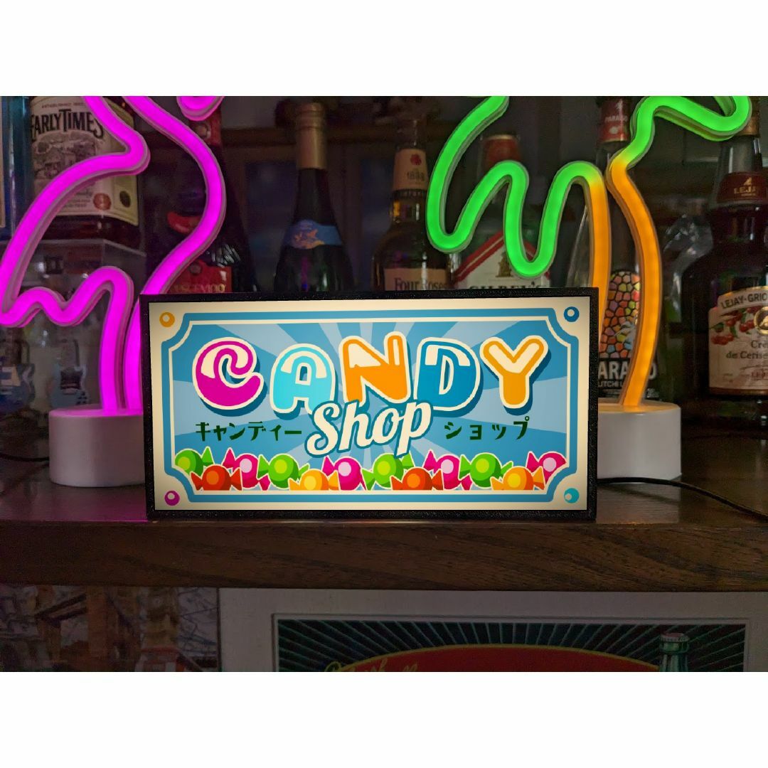 キャンディーショップ 駄菓子 飴 昭和レトロ 看板 置物 雑貨 キャンディーショップ 駄菓子 飴 昭和レトロ 看板 置物 雑貨