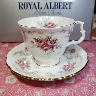 ロイヤルアルバート(ROYAL ALBERT)のロイヤルアルバート　トランキュリティ　TRANQUILLTY　カップ＆ソーサー②(グラス/カップ)