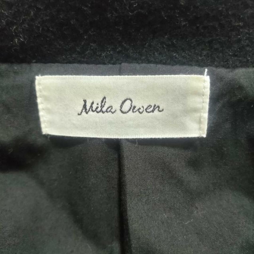 Mila Owen(ミラオーウェン)のMila Owen(ミラオーウェン) コート サイズF レディース美品  - 黒 長袖/冬 レディースのジャケット/アウター(その他)の商品写真