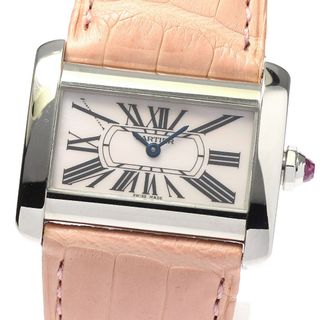 カルティエ(Cartier)のカルティエ CARTIER W6301455 タンクディヴァン ミニ クォーツ レディース 良品 _803969(腕時計)