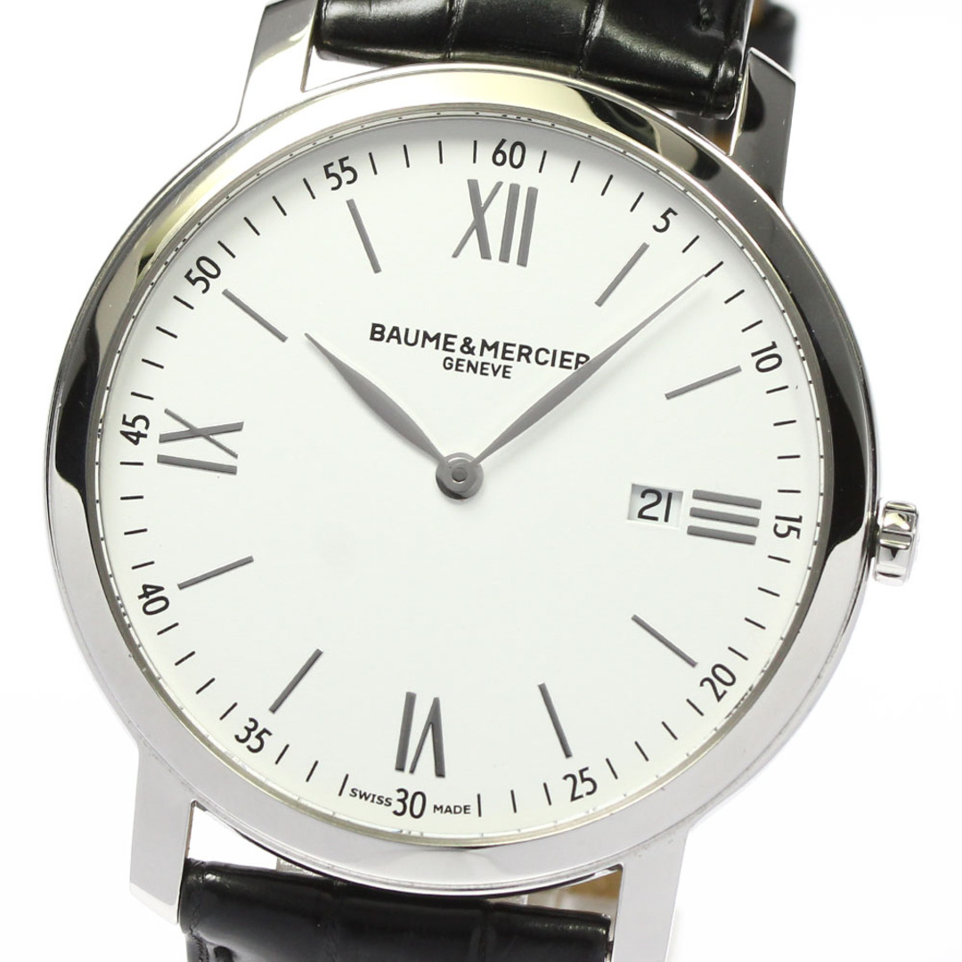 BAUME&MERCIER(ボームエメルシエ)のボーム＆メルシェ Baume & Mercier M0A10097 クラシマ デイト クォーツ メンズ 保証書付き_801147 メンズの時計(腕時計(アナログ))の商品写真