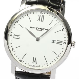 ボームエメルシエ(BAUME&MERCIER)のボーム＆メルシェ Baume & Mercier M0A10097 クラシマ デイト クォーツ メンズ 保証書付き_801147(腕時計(アナログ))