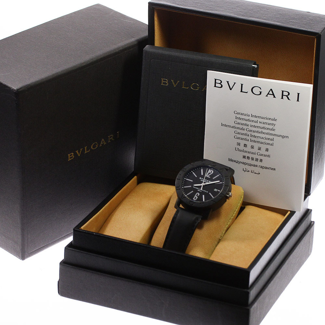 BVLGARI - 訳あり ブルガリ BVLGARI BB40CL ブルガリブルガリ カーボン