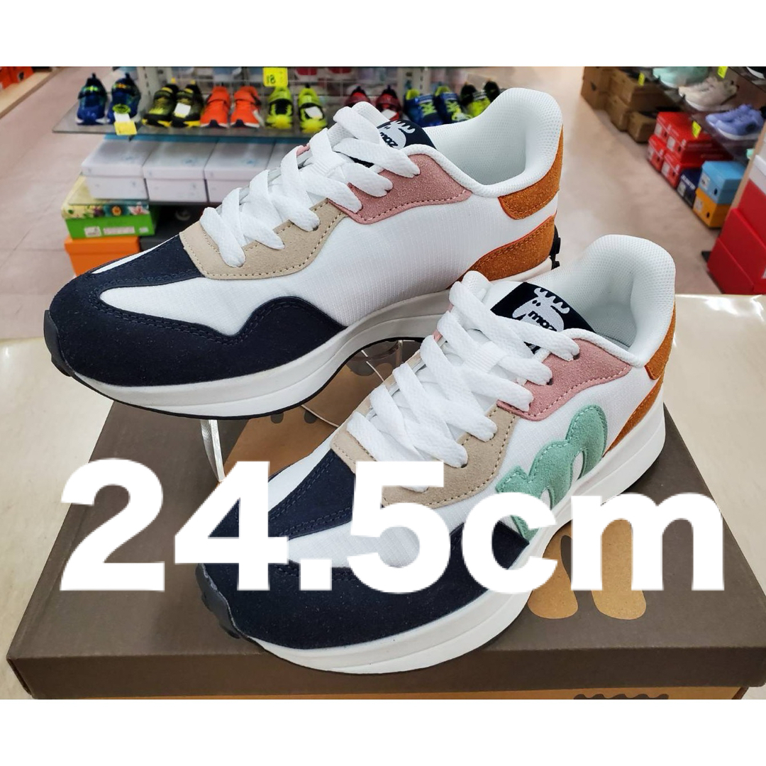 moz - mozモズ MZ1327 24.5cm レディース カジュアルスニーカーの通販
