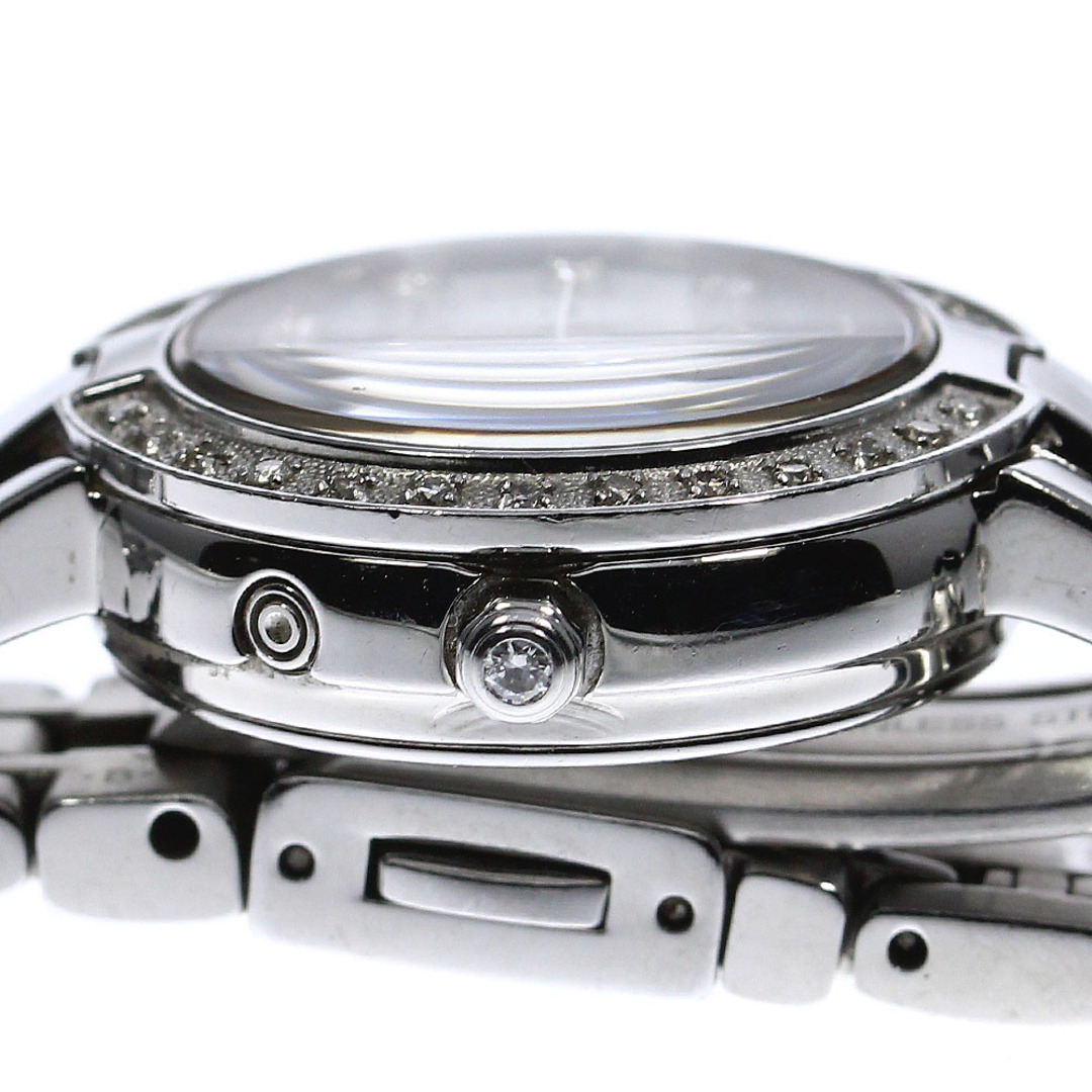 SEIKO(セイコー)のセイコー SEIKO 1B22-0BR0 エクセリーヌ 9Pダイヤ ベゼルダイヤ ソーラー電波 レディース 箱・保証書付き_803694 レディースのファッション小物(腕時計)の商品写真