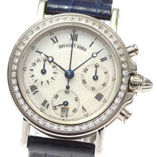 ブレゲ(Breguet)のブレゲ Breguet 8491 マリーン K18WG ダイヤベゼル クロノグラフ 自動巻き レディース _795594(腕時計)