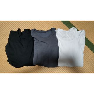 ユニクロ(UNIQLO)のUNIQLO ヒートテック超極暖 Lサイズ クルーネック 3枚組(Tシャツ/カットソー(七分/長袖))